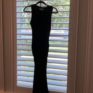 Michael Stars Lori Ribbed V-Neck Dress